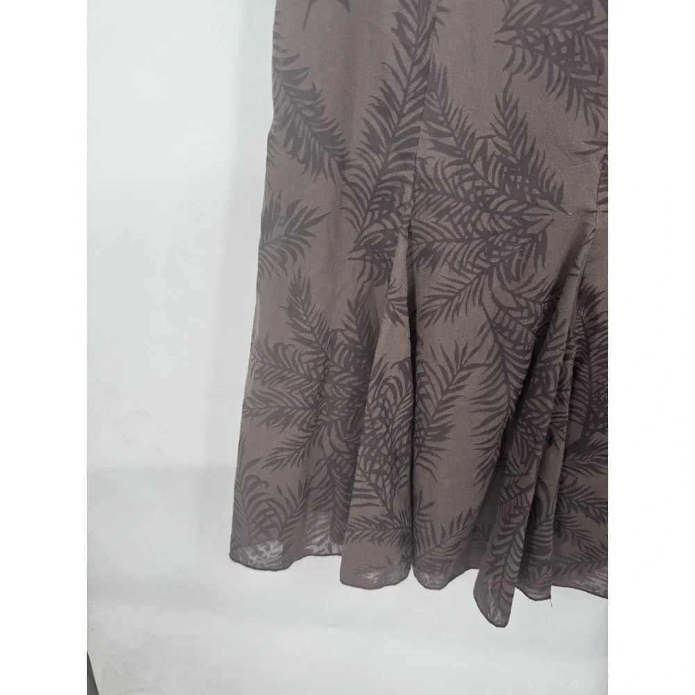 VTG Worthington Midi Skirt Women 6 Brown Fairy Grunge Faye Granolagirl Western